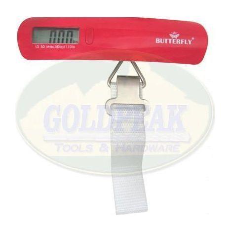 Butterfly Electronic Luggage Weight Scale 50 KGS. - Goldpeak Tools PH Butterfly Butterfly Electronic Luggage Weight Scale 50 KGS. - Goldpeak Tools PH Butterfly